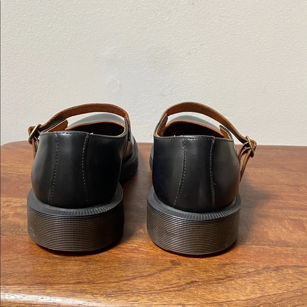 Dr. Martens Vintage Indica Black Mary Jane Leather Shoes - Picture 5 of 10
